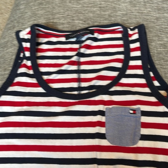 Tommy Hilfiger Striped Jersey Maxi Tank Dress - Picture 5 of 7